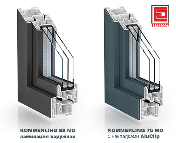 кемерлинг окна kommerling 76 88