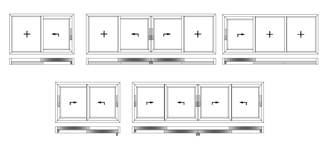 Подъемно-сдвижная алюминиевая система 70 LS